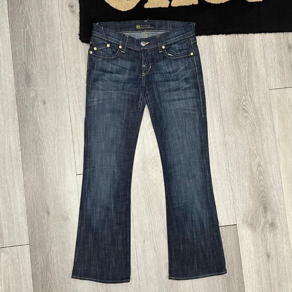 Rock & Republic Kasandra Bootcut Low Rise Embroidered Women's Jeans - Size 29x28 - Picture 2 of 9